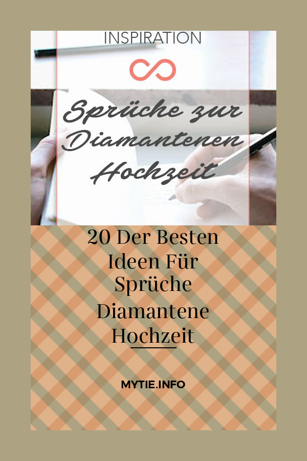 20 Der Besten Ideen Für Sprüche Diamantene Hochzeit